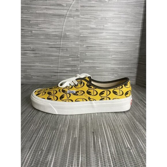 VANS Womans Mooneyes x Authentic 44 DX 'Anaheim Factory Yellow Size 9 - Picture 4 of 11